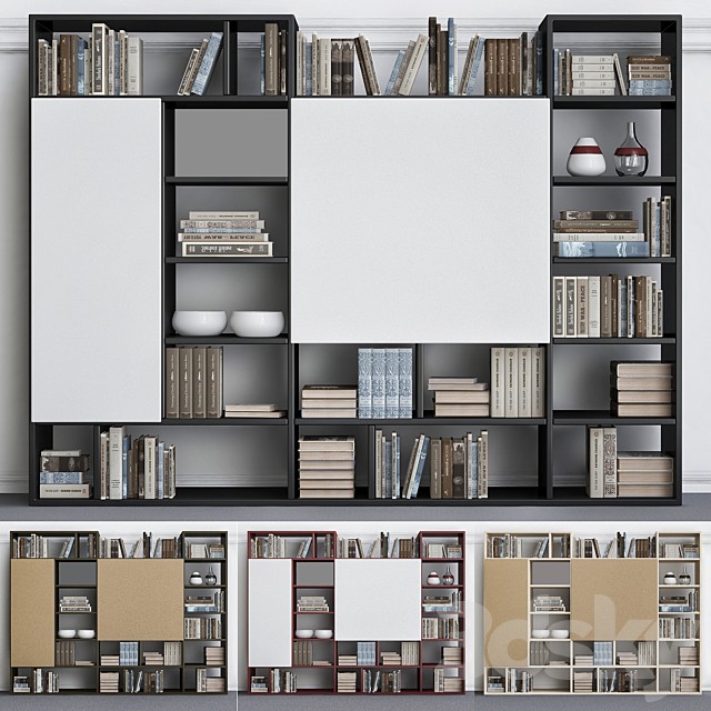 Wardrobe with decorative set