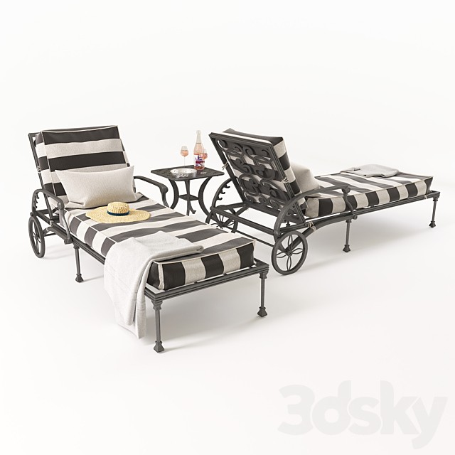 Chaise lounge Amalfi Chaise