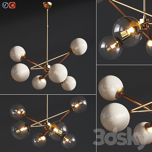 Turenne Large Dynamic Chandelier Circalighting