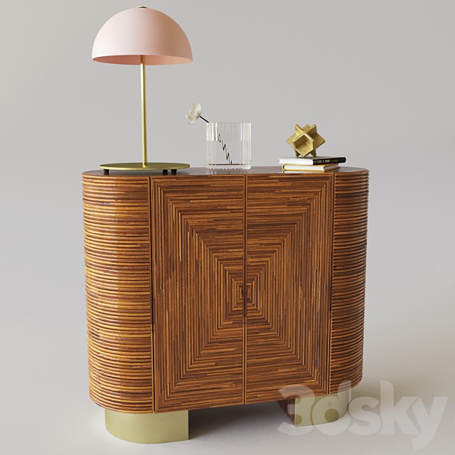 Avalon Rattan Bar