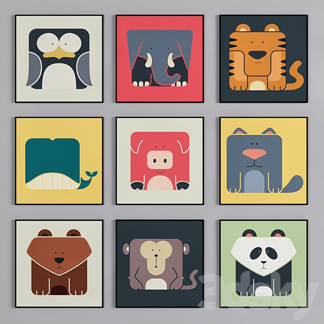 kids canvas art prints 3