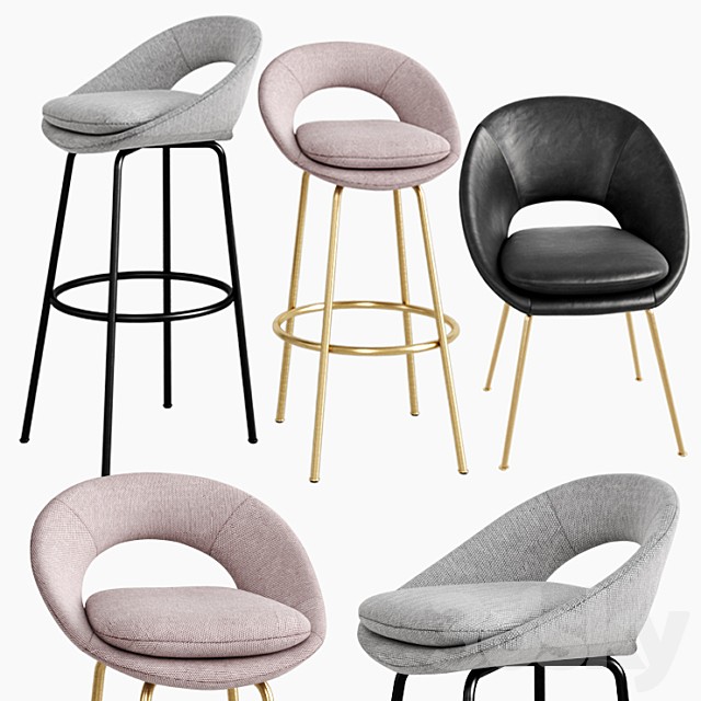 WEST ELM Orb Dining Chair & Bar & Counter Stools