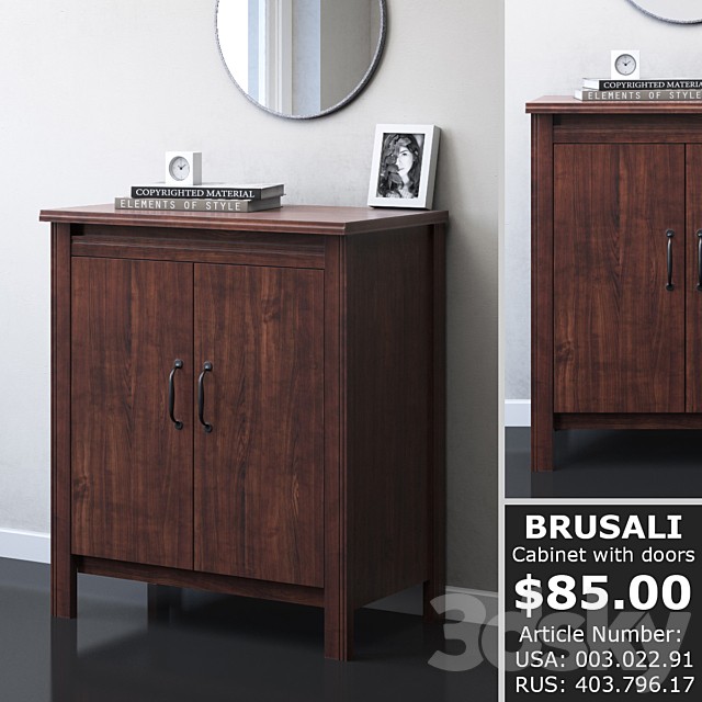 IKEA BRUSALI Cabinet with doors