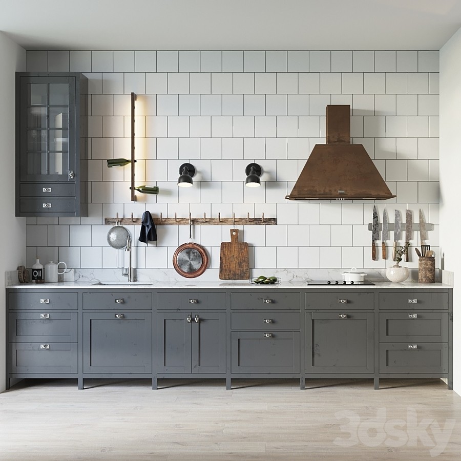 Kitchen in Scandinavian style