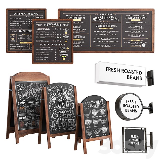 Advertising cafe