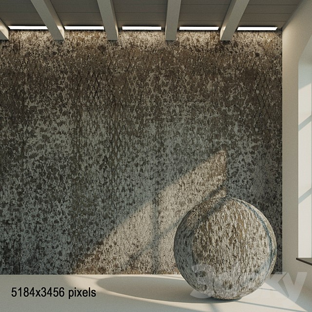 Concrete wall. Old concrete. 23