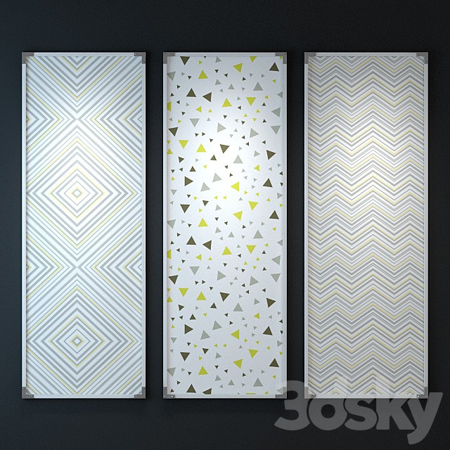 Frames with seamless textures