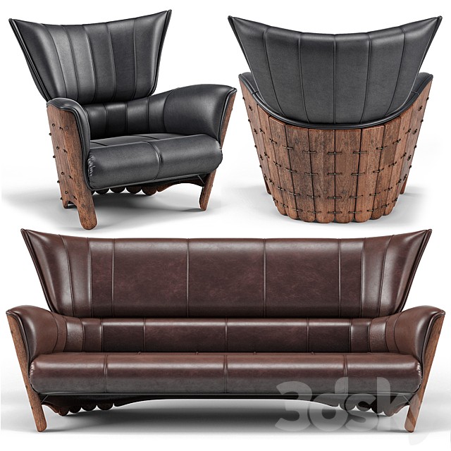 Moorea 3 Seater Sofa, Moorea  Armchair