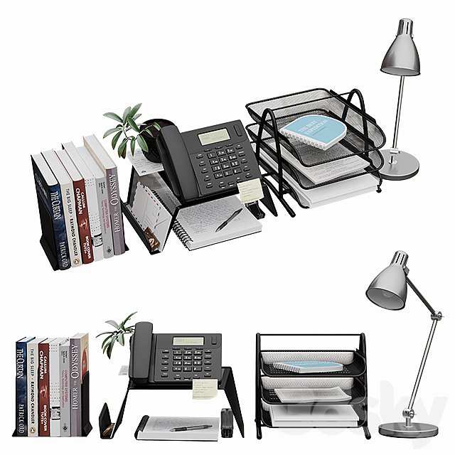 Decorative set for desktop