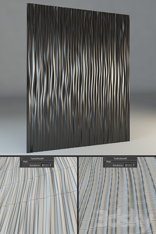3D wall panel Leto