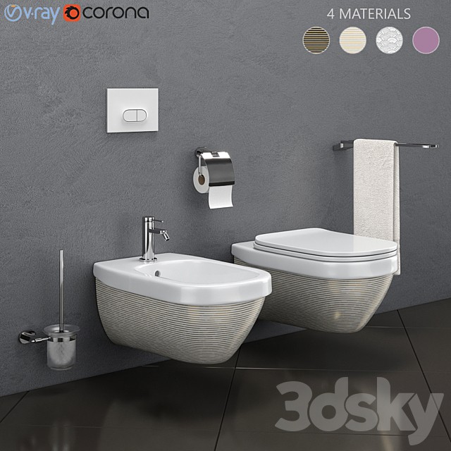 Toilet and bidet HATRIA | ABITO