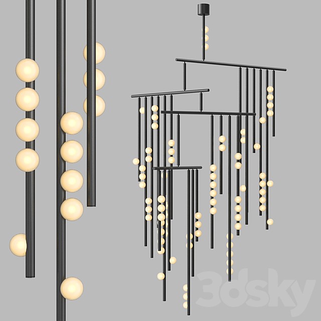 Drop system chandelier