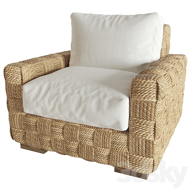 BLACK PALMS WOVEN CHAIR Ralph Lauren (vray GGX)