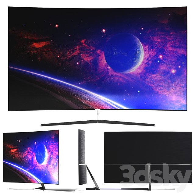 TV Samsung Premium UHD 4K Curved Smart TV MU9000 Series 9