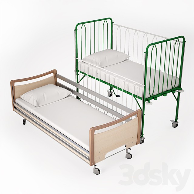 Ambulatory bed, adult, nursery.