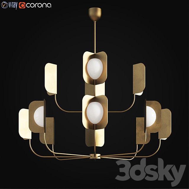 mmlampadari Leaf Chandelier