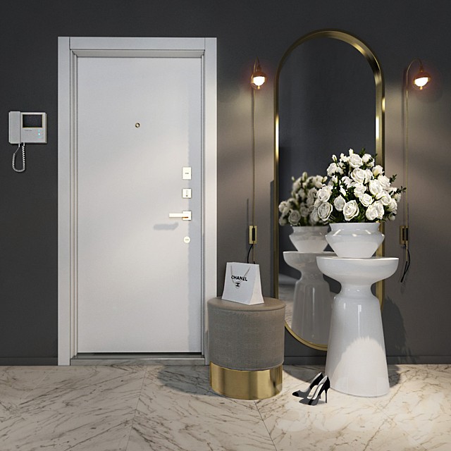 Decorative set in the hallway 1