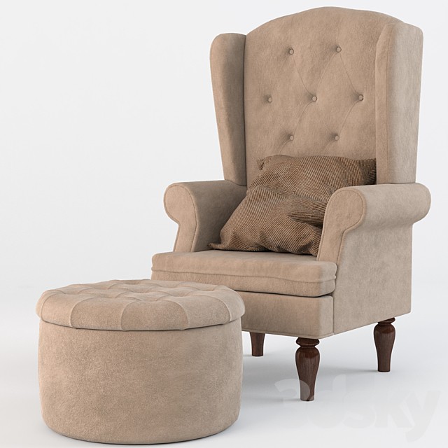 Chair and Ottoman