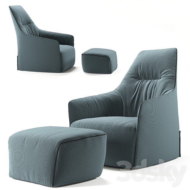Armchair POLIFORM Santa Monika Lounge
