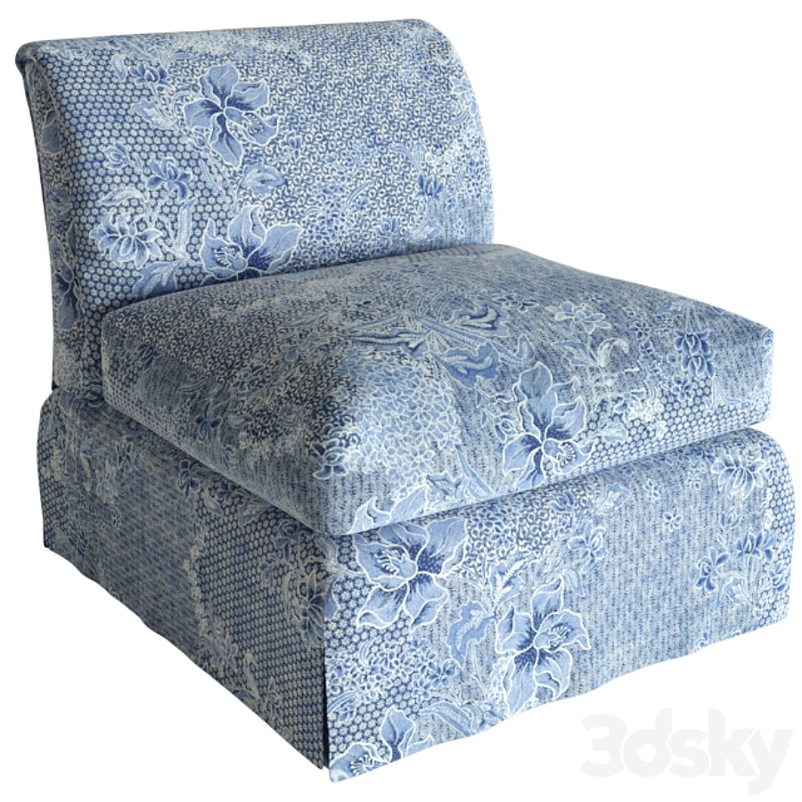 ATHERTON SKIRTED SLIPPER CHAIR Ralph Lauren (vray GGX)