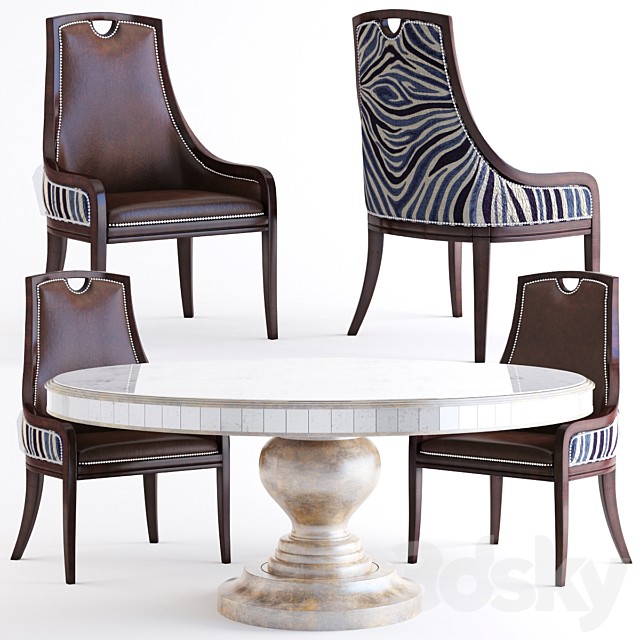 Massoud - Markham Leather Dining Chair