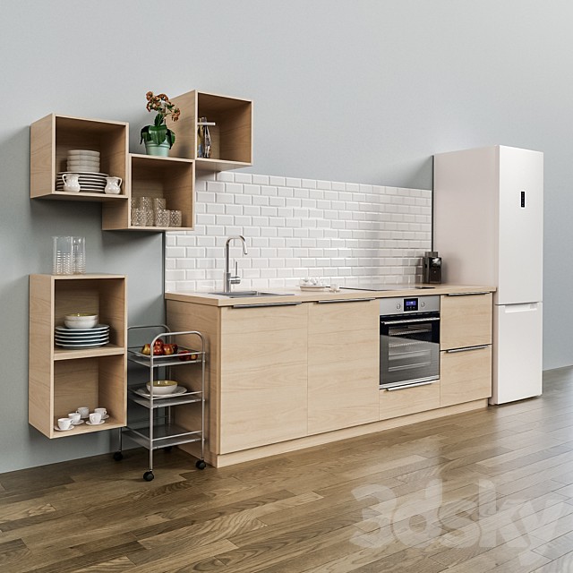Kitchen IKEA method with facade ASKERSUND