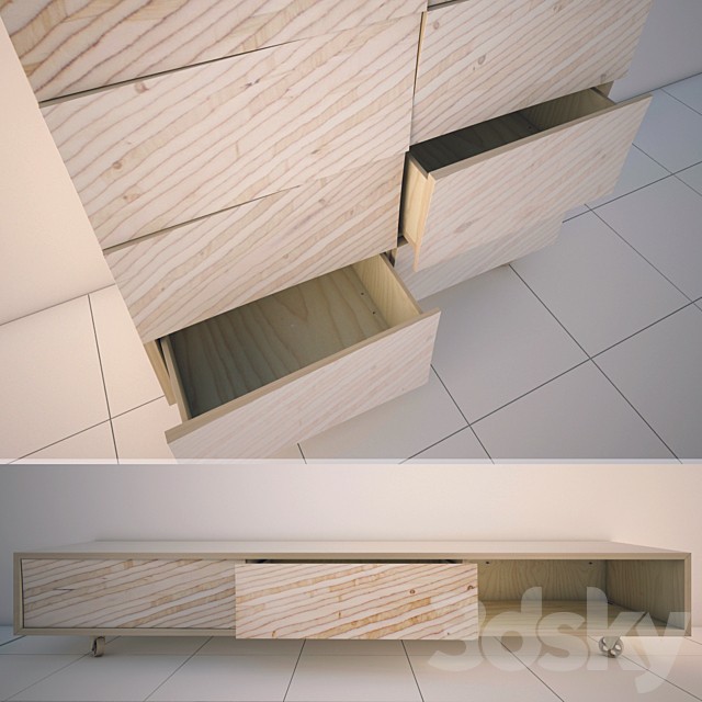 dresser and TV-stands Archpole origami ply