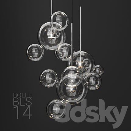 Giopato & Coombes BOLLE 14 bubble 2 CLEAR / SILVER
