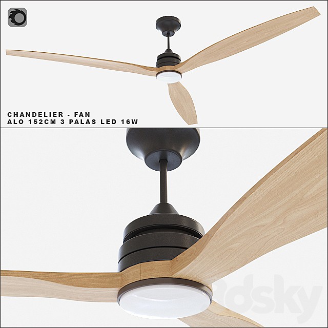 Faro Barcelona - ceiling fan ALO 152CM