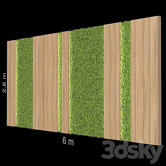 Decorative wall 3.