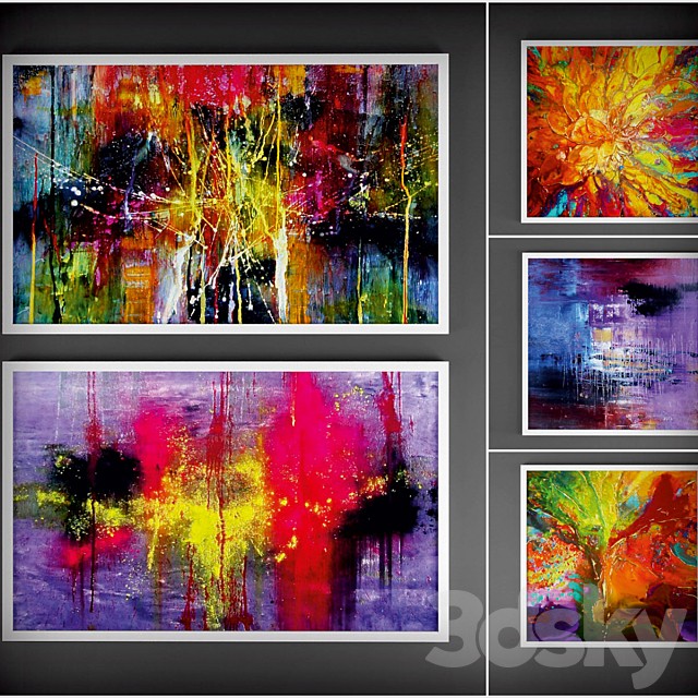 Collection of paintings "Abstract" 2