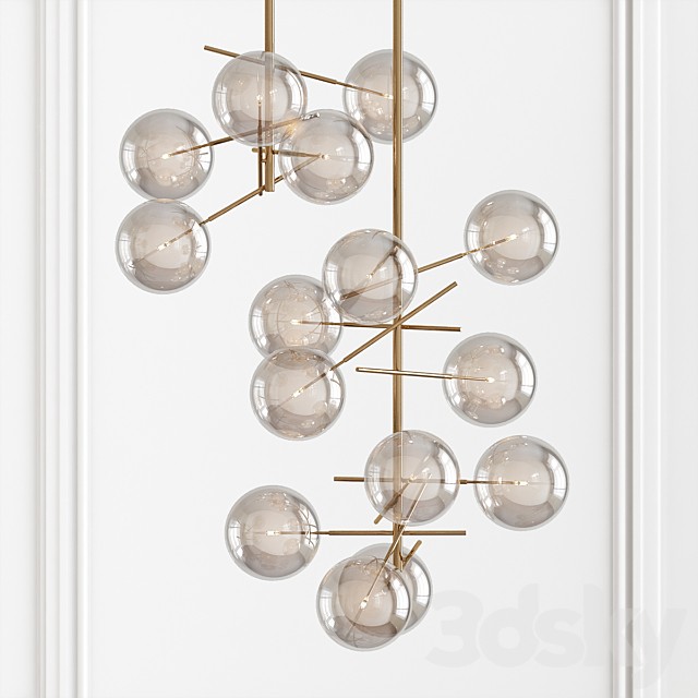 Ochre at MaisonGallotti & Radice Bolle Pendant Light by Massimo Castagna