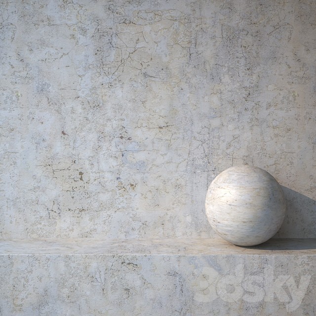 Light aged aged plaster 18