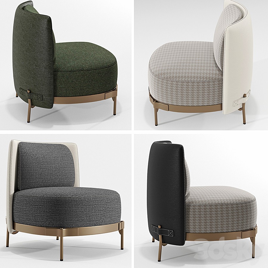 Minotti Tape armchairs