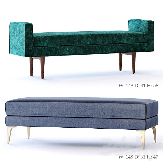 West Elm Andes and Landry Bench