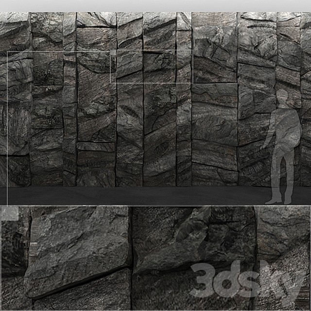 mountain stone wal