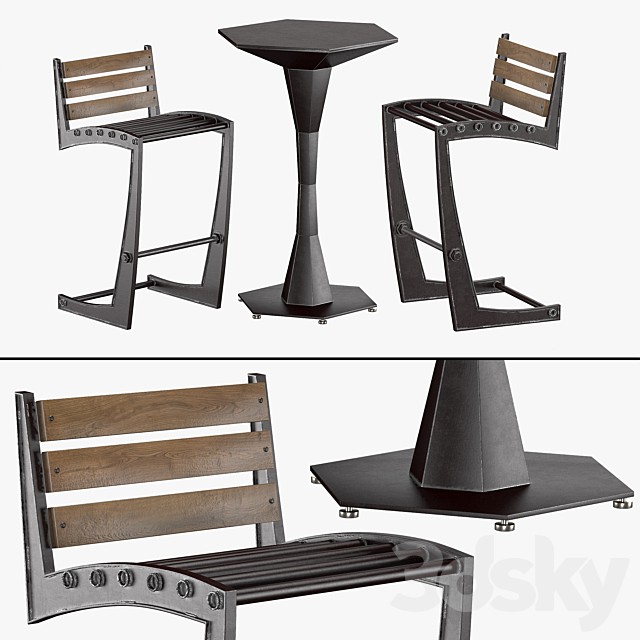 Zen Chair & Geo table