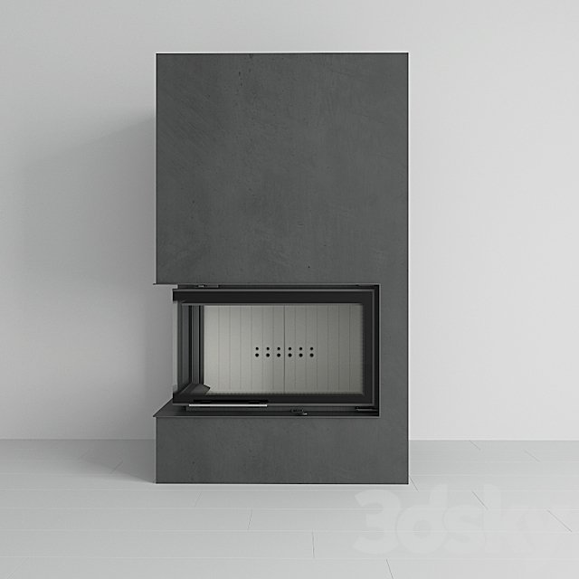 Kratki - Water fireplace MBO PW 15 left BS