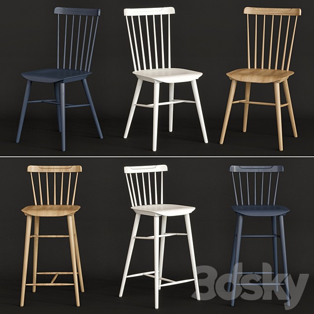 Serena Lily chair and bar stool