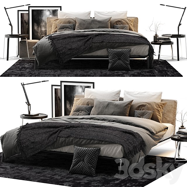 Flexform Lifesteel Bed
