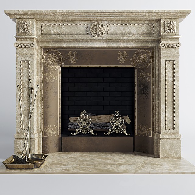 Classic fireplace
