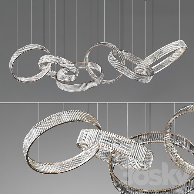 Crystal Ring Chandelier