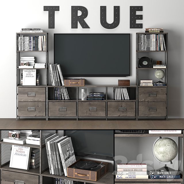 WEXLER WIDE MEDIA WALL SET