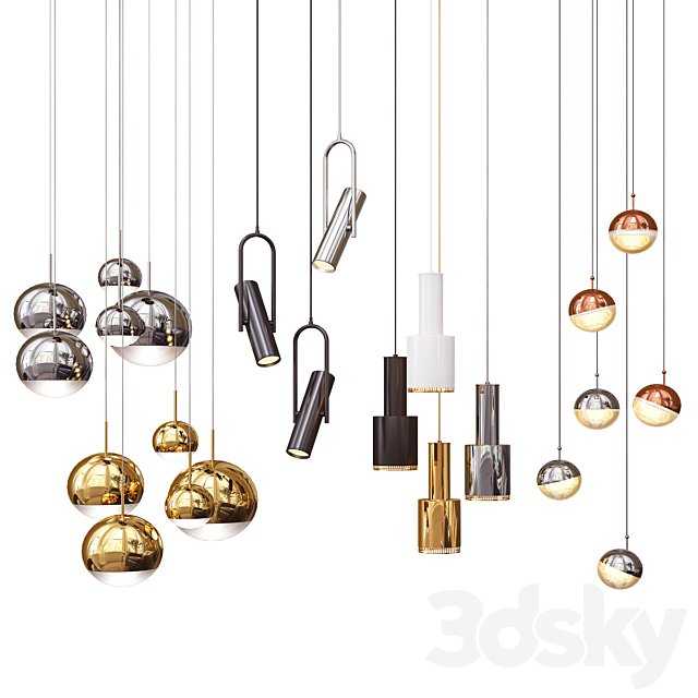 Four Hanging Lights 16 Mix