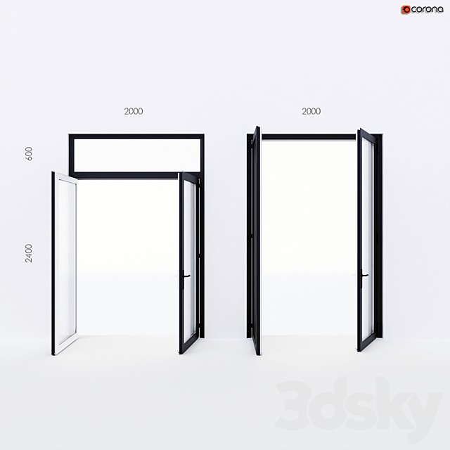 Balcony door Alumil