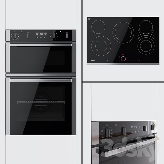 Neff - U2acm7hn0b Dual Oven And T18ts28n0 Hob