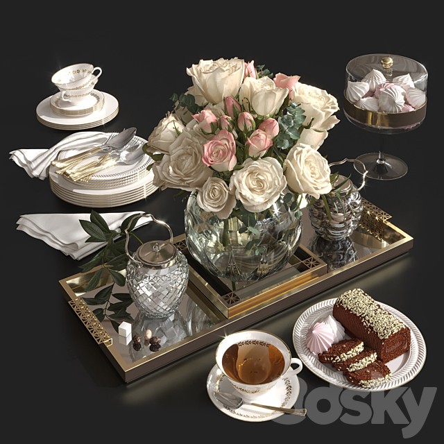 Roses and tea.
