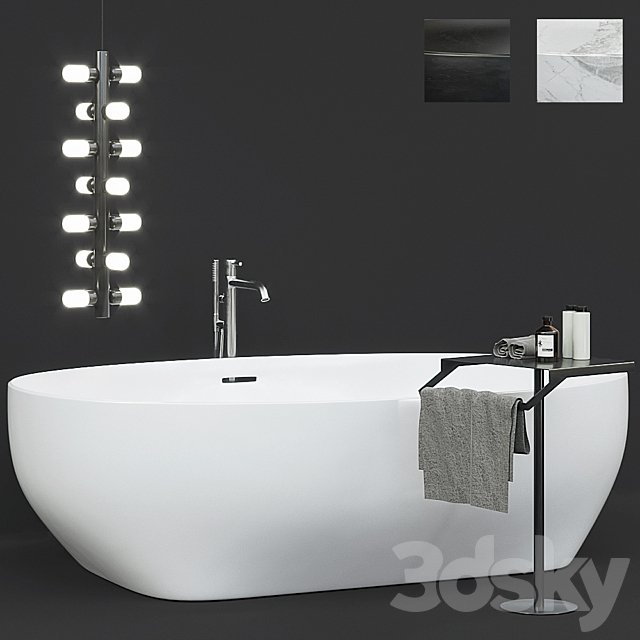 Antoniolupi bath Solidea table Gino