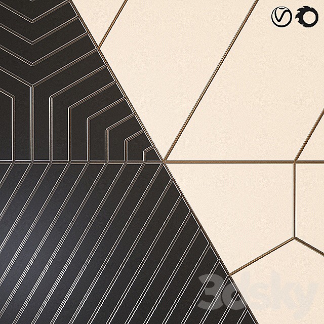 3d panel TRIA BY OLGA CHEBANOVA