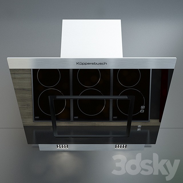 Black Kitchen Hood KD7610 Kuppersbusch